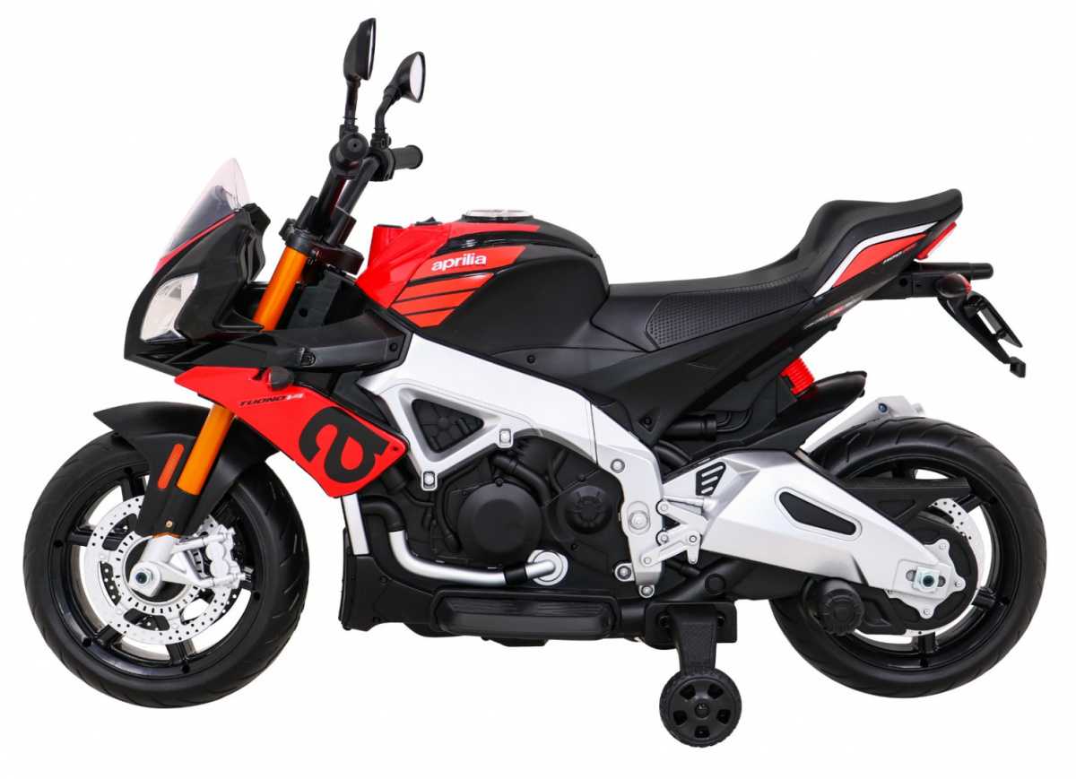 Elektrinis motociklas Aprilia Tuono V4, raudonas