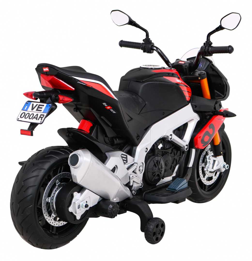 Elektrinis motociklas Aprilia Tuono V4, raudonas