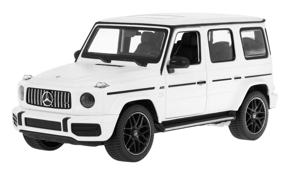 Nuotoliniu būdu valdomas automobilis Mercedes Benz G63, 1:14, baltas