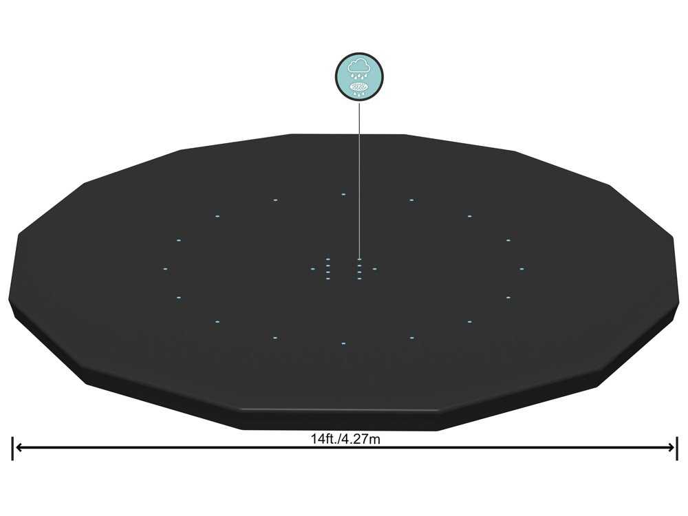 Baseino uždangalas Bestway, 427cm