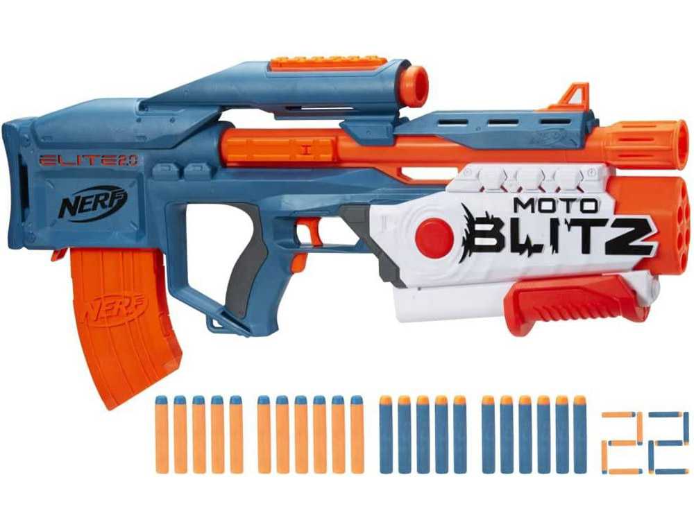 Automatinis šautuvas 2in1 - Nerf elite 2.0 