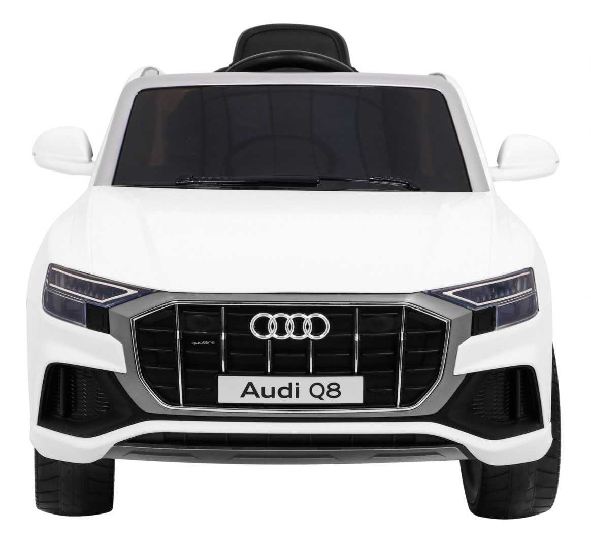 Vienvietis elektromobilis Audi Q8 LIFT, baltas