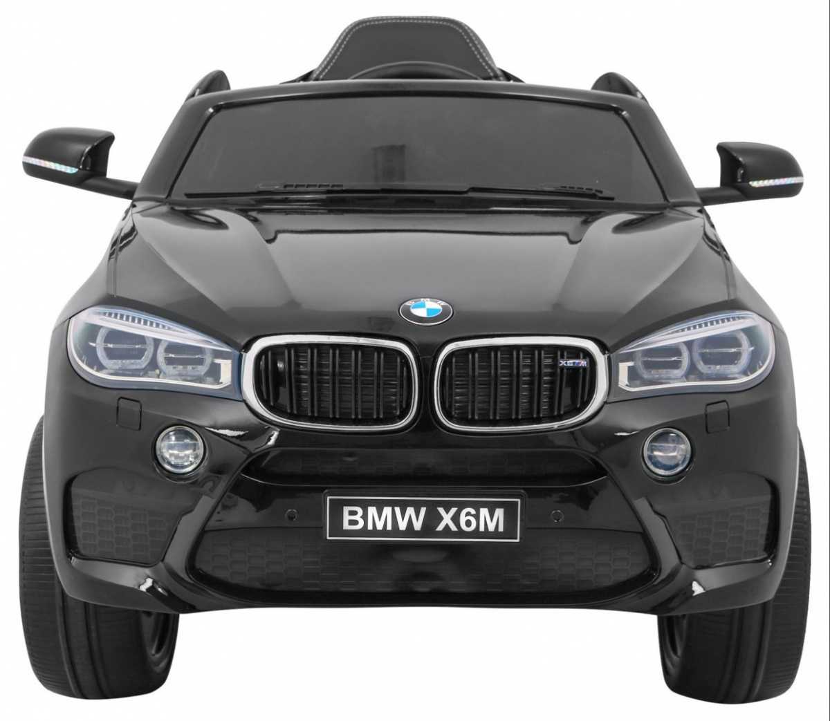 Vienvietis elektromobilis BMW X6M, juodas