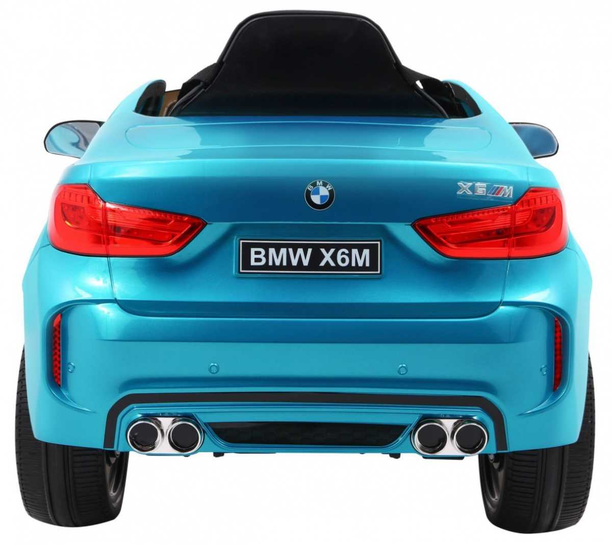 Vaikiškas elektromobilis BMW X6M, mėlynas lakuotas