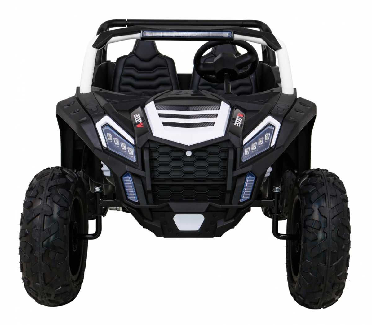 Dvivietis keturratis Buggy ATV STRONG Racing, baltas