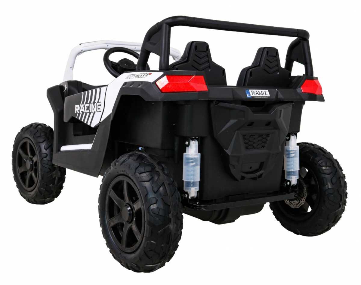 Dvivietis keturratis Buggy ATV STRONG Racing, baltas