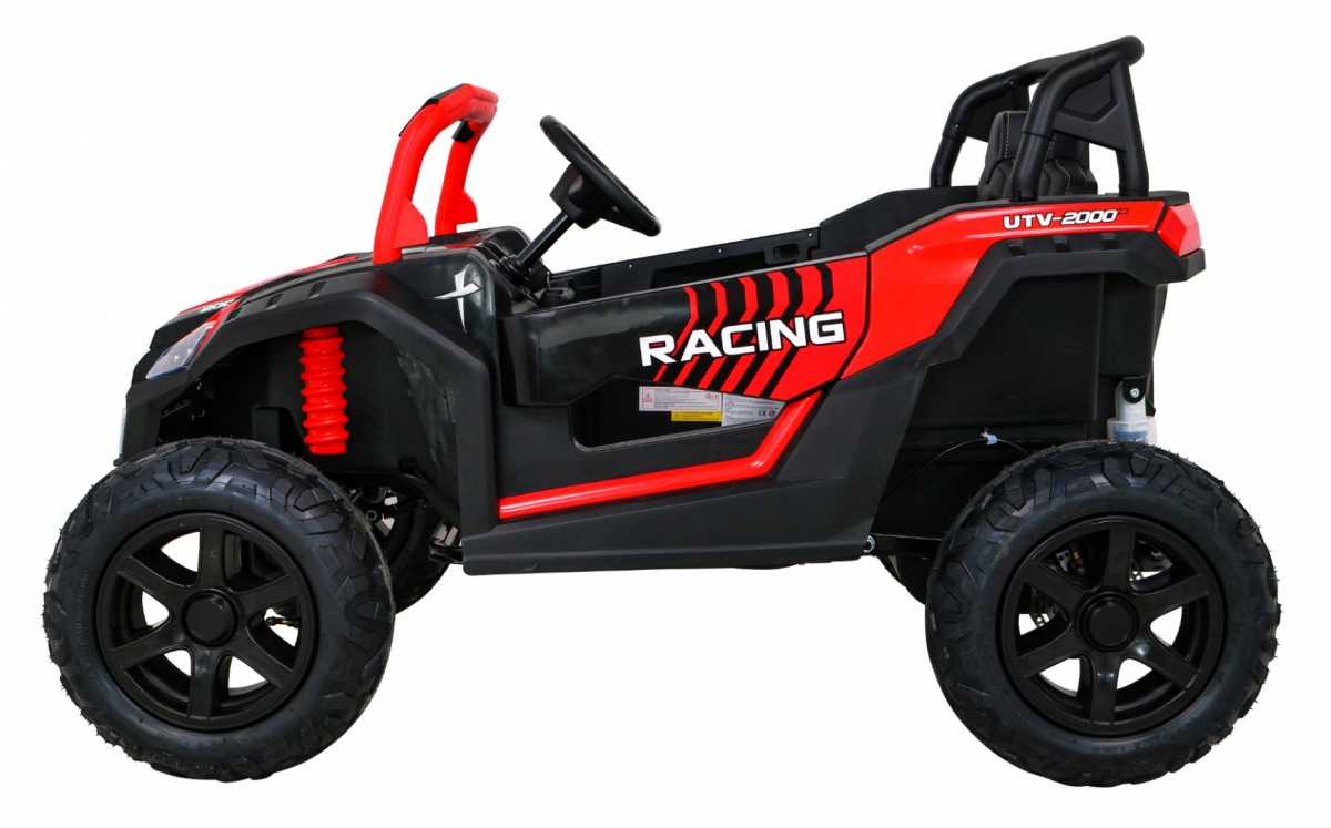 Dvivietis keturratis Buggy ATV STRONG Racing, raudonas