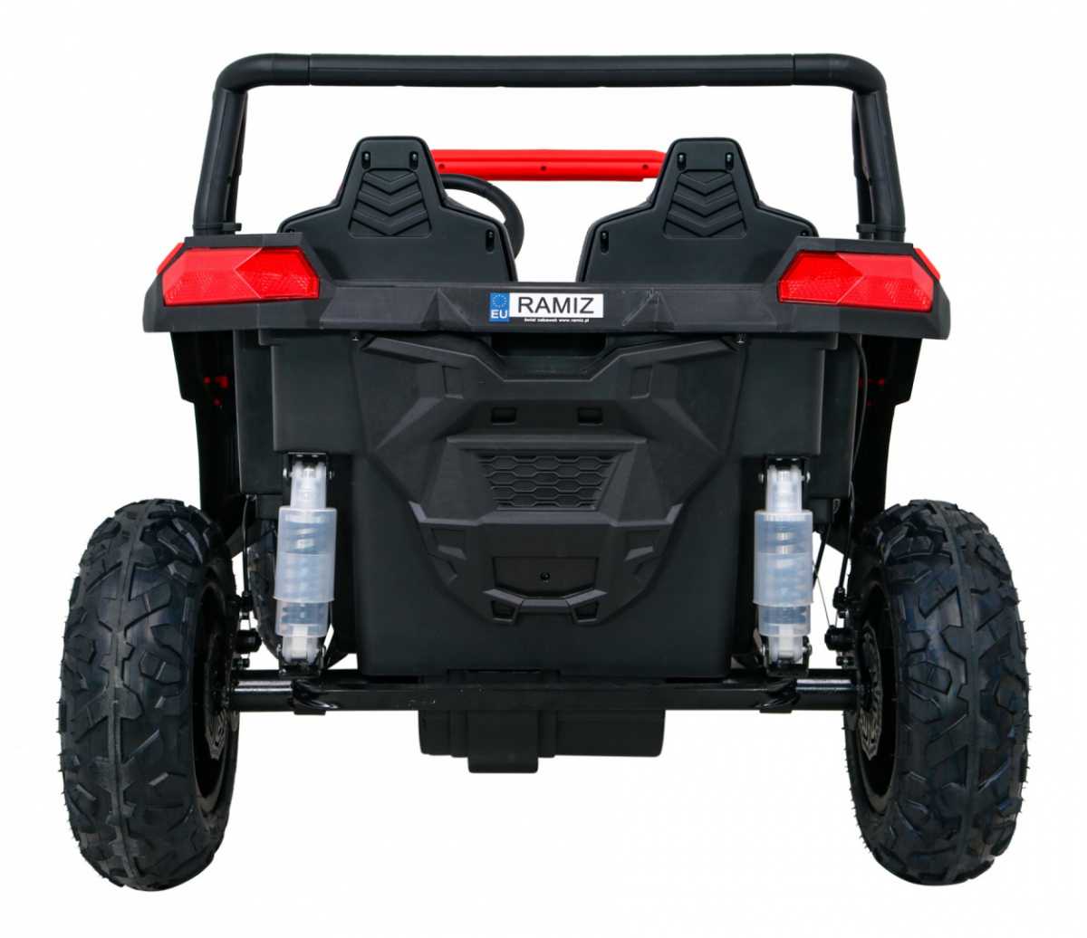 Dvivietis keturratis Buggy ATV STRONG Racing, raudonas