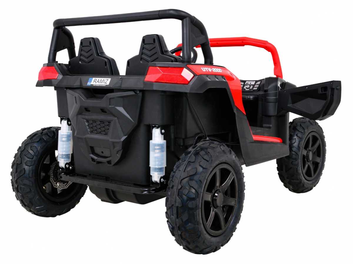 Dvivietis keturratis Buggy ATV STRONG Racing, raudonas