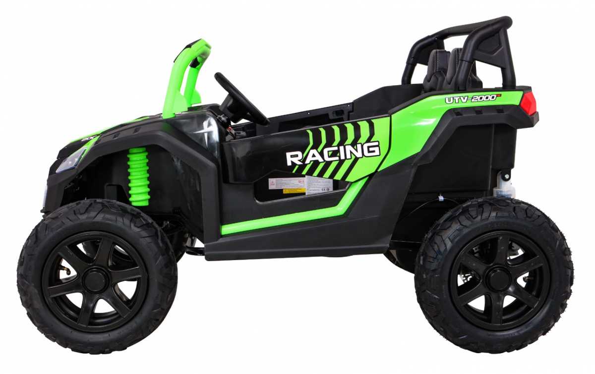 Dvivietis keturratis Buggy ATV STRONG Racing, žalias