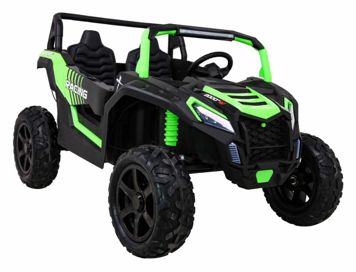 Dvivietis keturratis Buggy ATV STRONG Racing, žalias