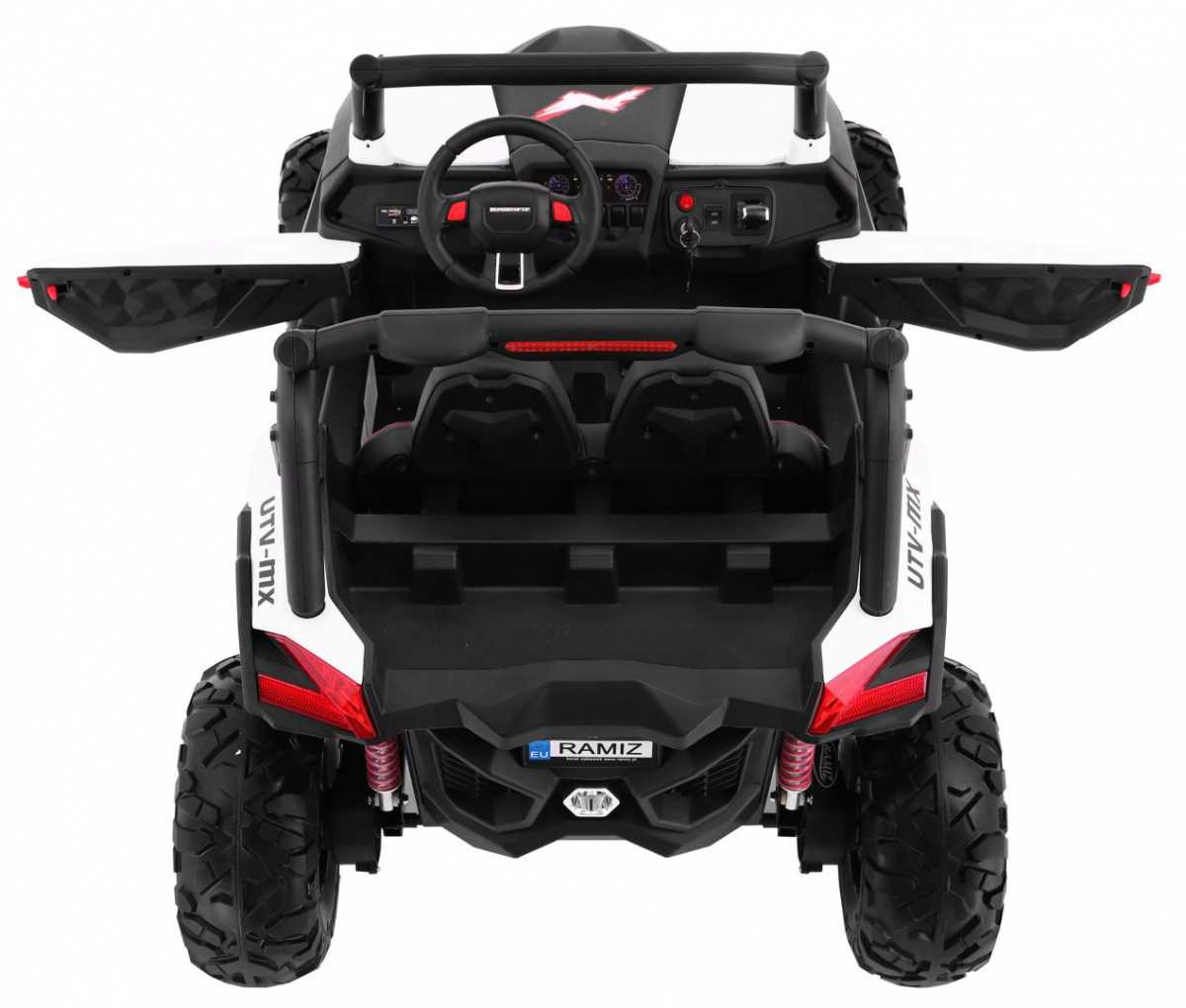 Elektromobilis Buggy Super Star 4 x 4, baltas