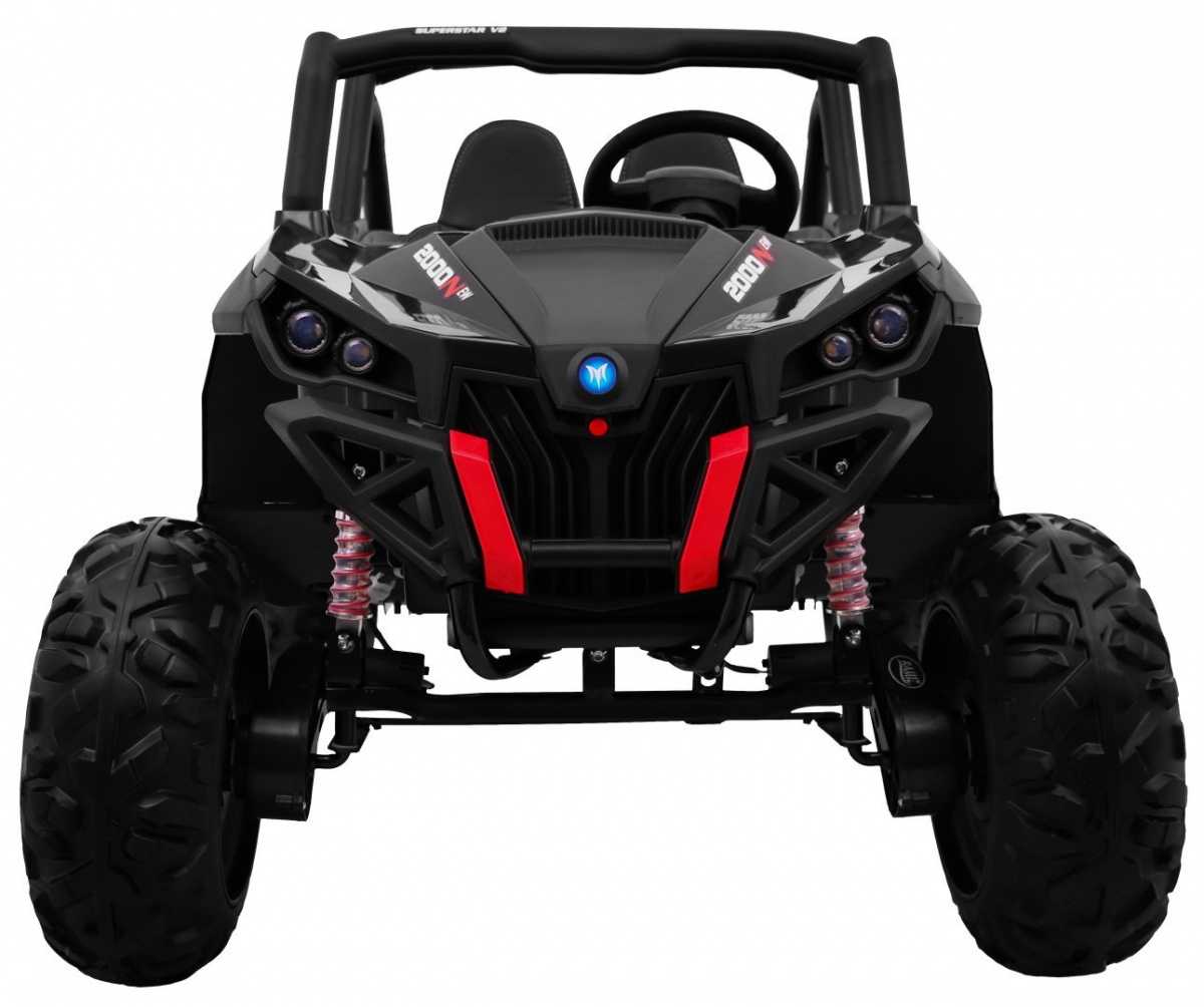 Elektromobilis Buggy Super Star 4 x 4, juodas