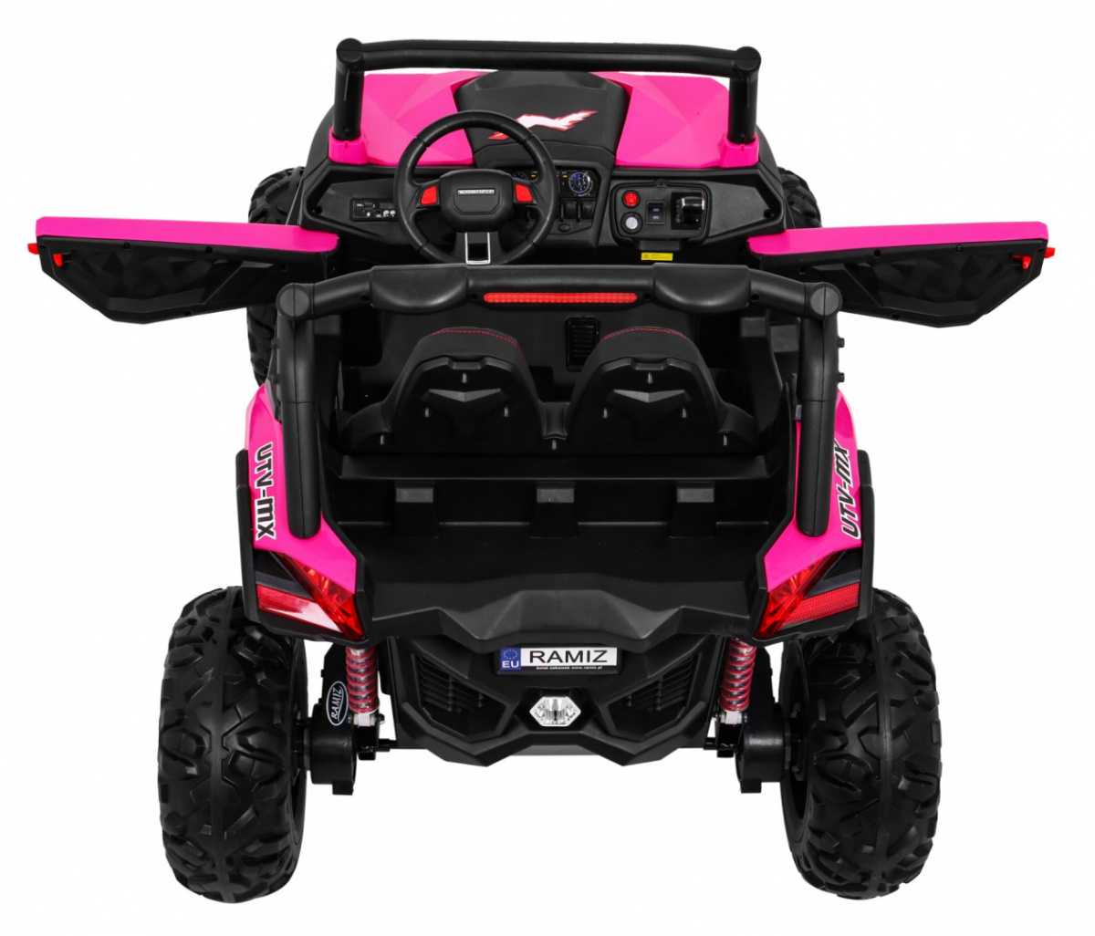 Elektromobilis Buggy Super Star 4 x 4, rožinis