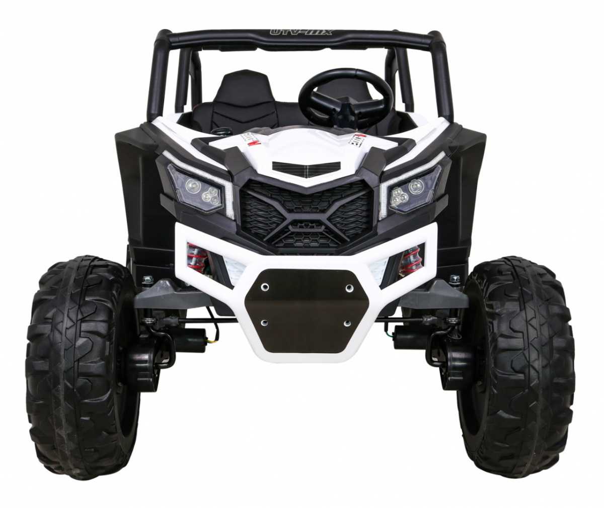 Vaikiškas dvivietis keturratis Buggy UTV-MX, baltas