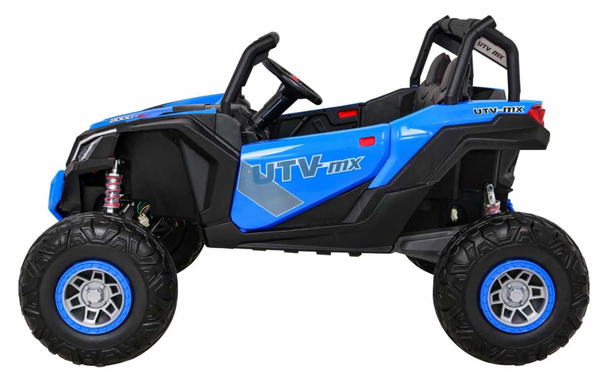 Dvivietis elektromobilis Buggy UTV-MX, mėlynas