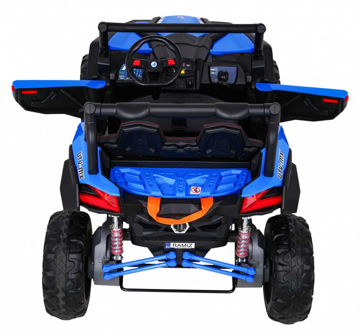 Dvivietis elektromobilis Buggy UTV-MX, mėlynas