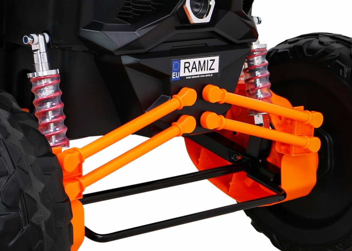 Dvivietis keturratis Buggy UTV-MX, oranžinis