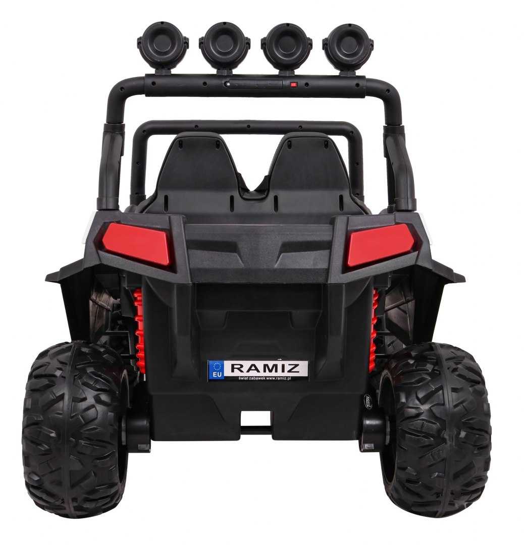 Vaikiškas vienvietis keturratis Grand Buggy 4x4 LIFT, baltas 