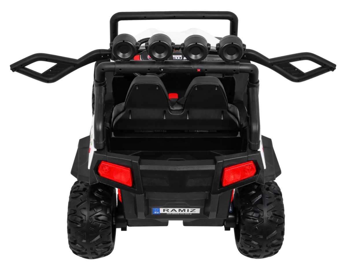 Vaikiškas vienvietis keturratis Grand Buggy 4x4 LIFT, baltas 