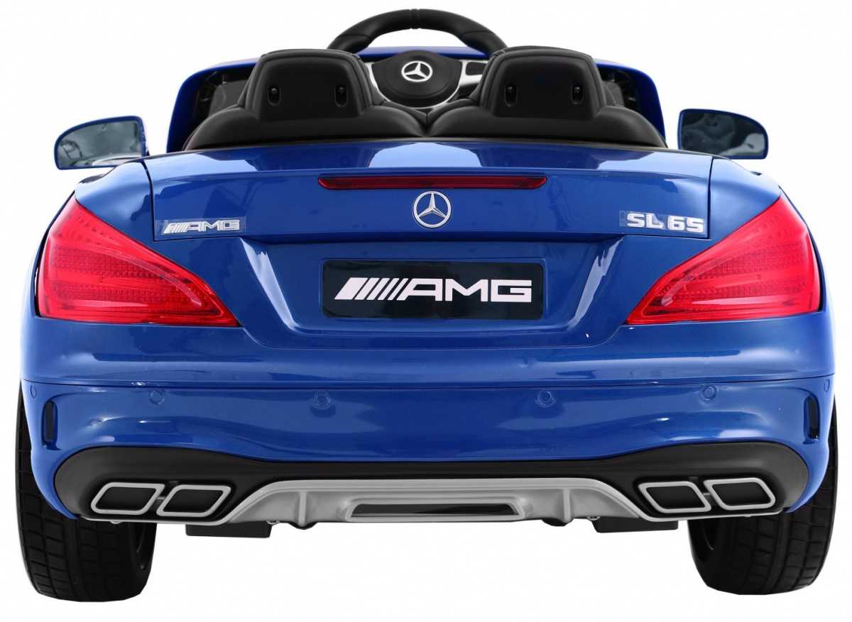 Vaikiškas elektromobilis Mercedes AMG SL65, mėlynas lakuotas