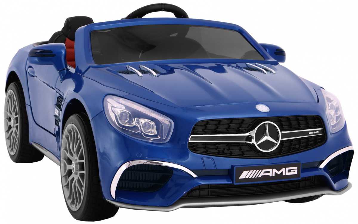 Vaikiškas elektromobilis Mercedes AMG SL65, mėlynas lakuotas