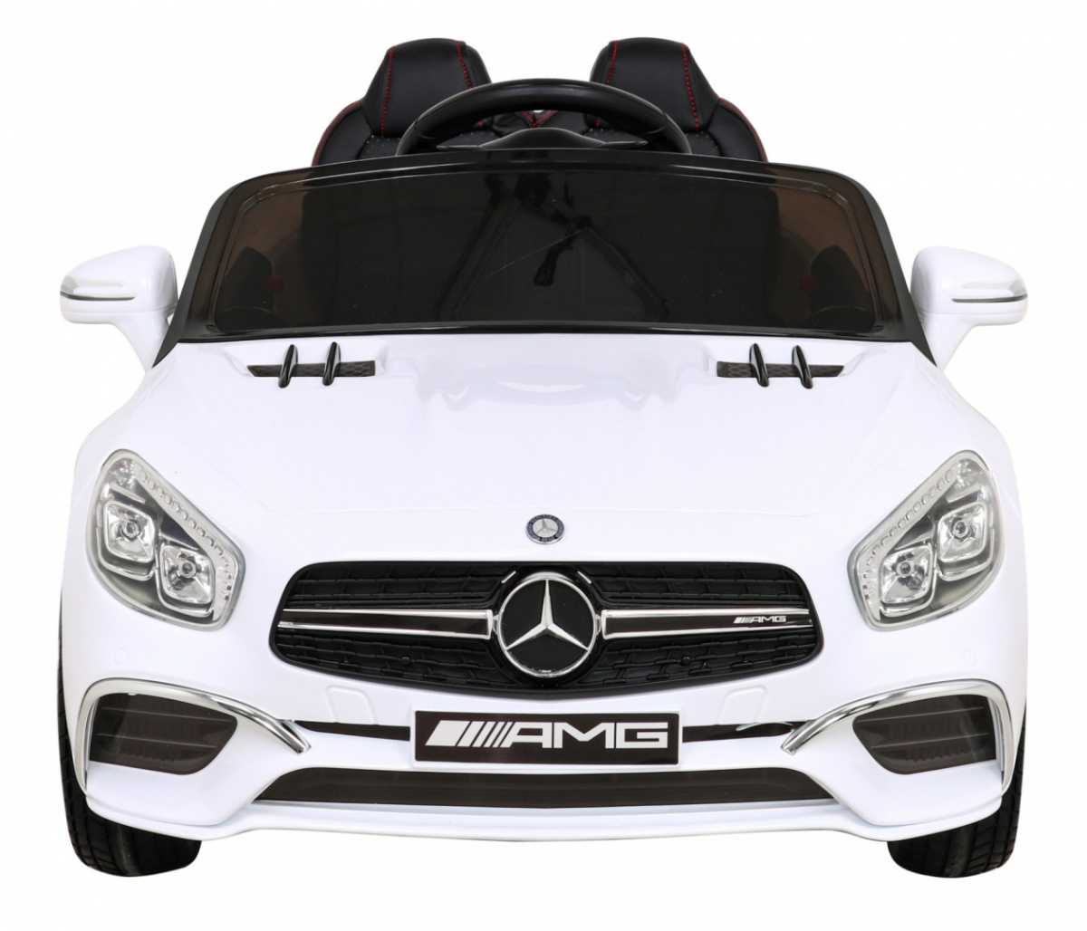 Vaikiškas vienvietis elektromobilis Mercedes Benz AMG SL65 S, baltas