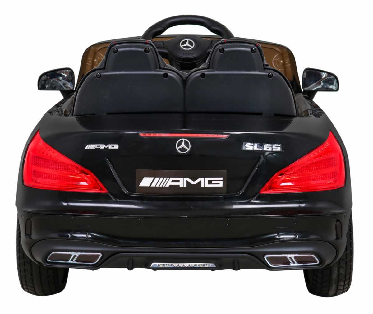 Vaikiškas vienvietis elektromobilis Mercedes Benz AMG SL65 S, juodas