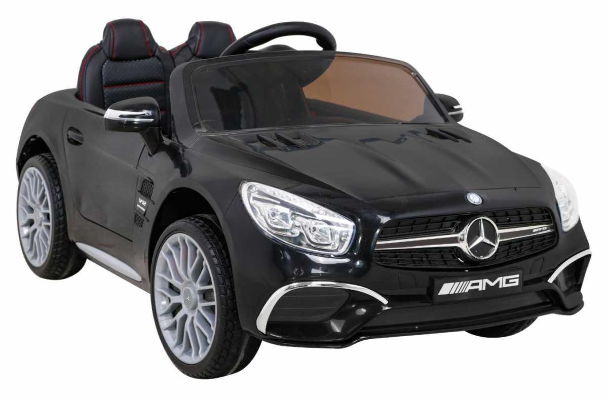 Vaikiškas vienvietis elektromobilis Mercedes Benz AMG SL65 S, juodas