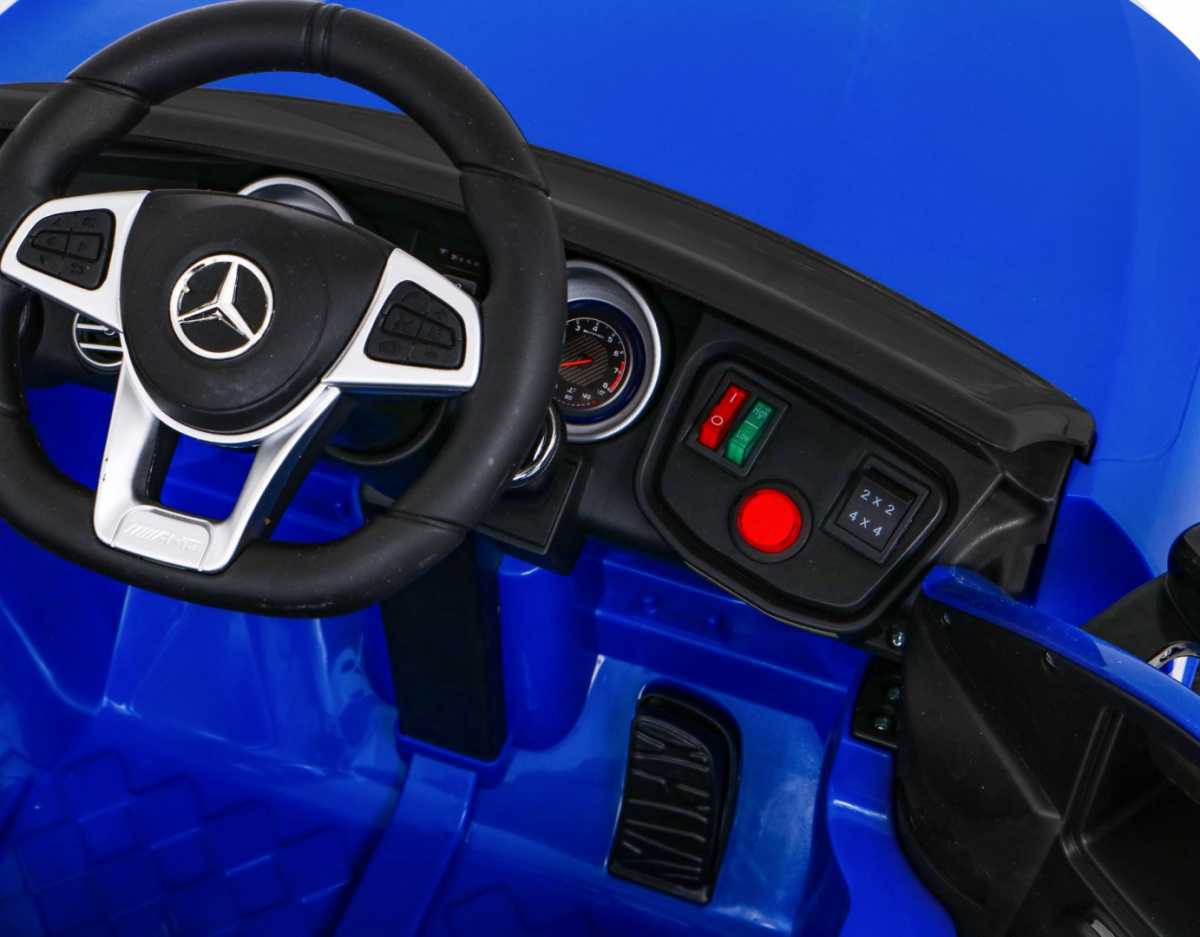 Vaikiškas vienvietis elektromobilis Mercedes Benz AMG SL65 S, mėlynas