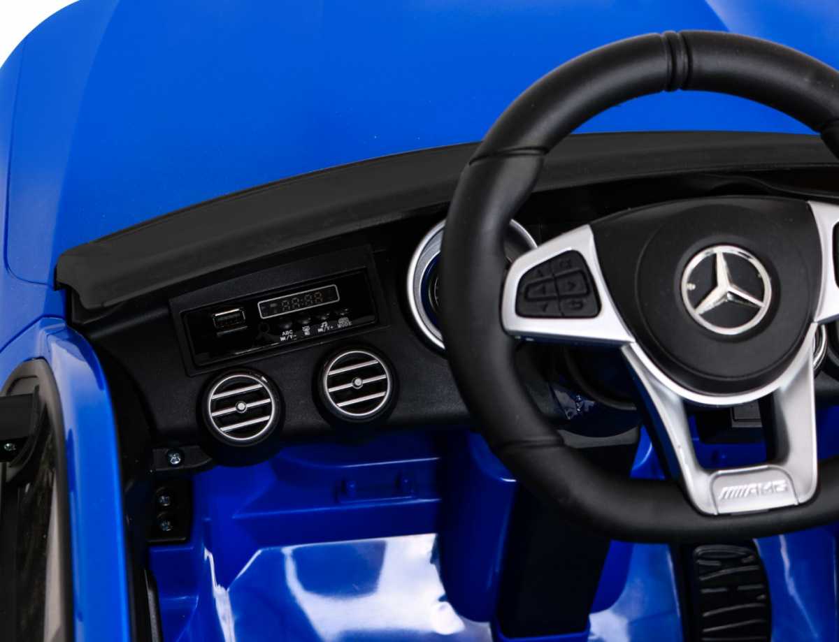 Vaikiškas vienvietis elektromobilis Mercedes Benz AMG SL65 S, mėlynas