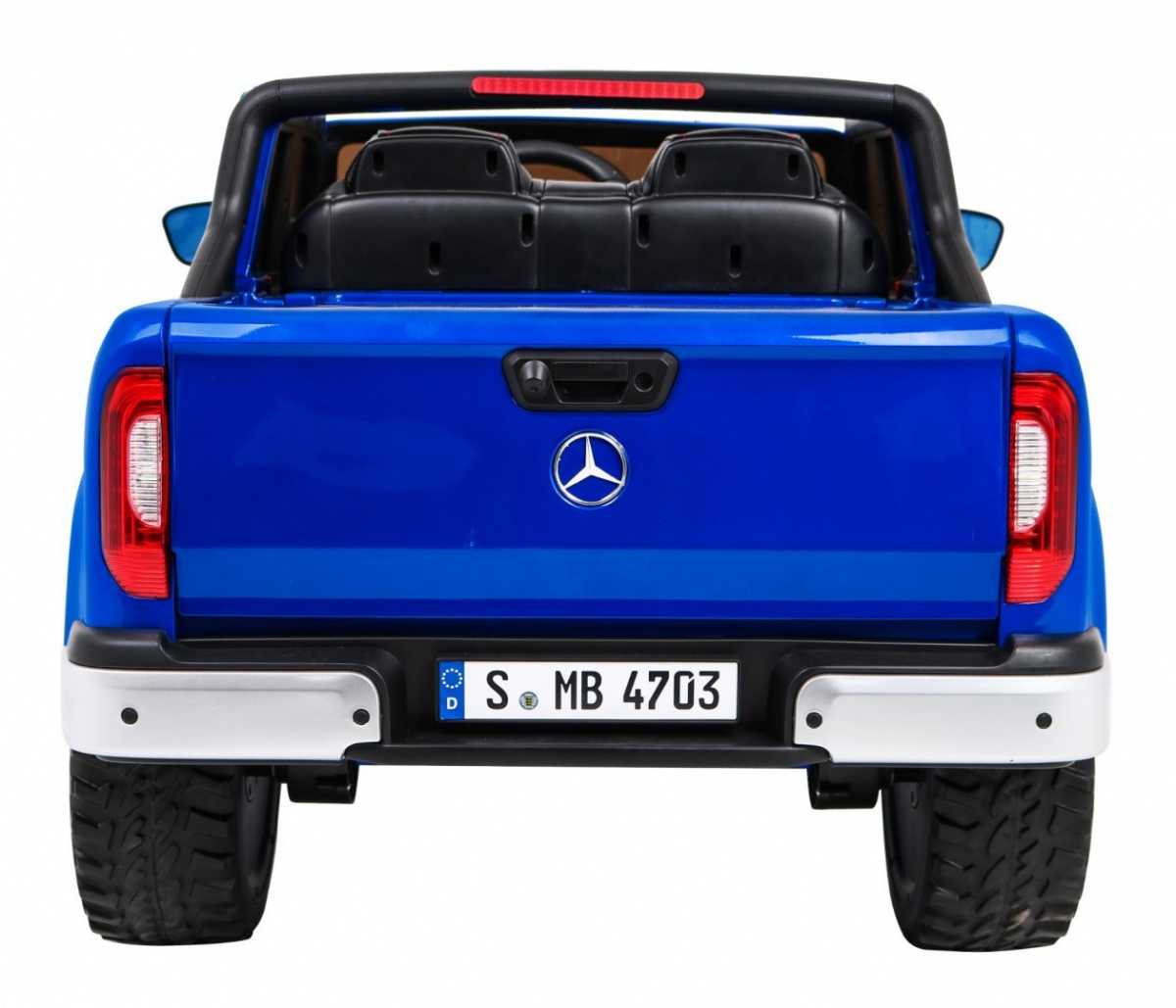 Elektromobilis Mercedes Benz X-Class MP4, lakuotas mėlynas