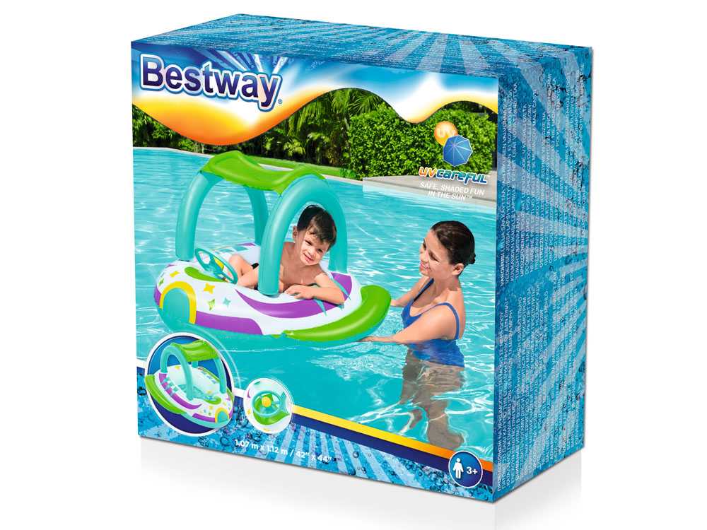 Pripučiamas čiužinys - Bestway Space Boat, 107x112