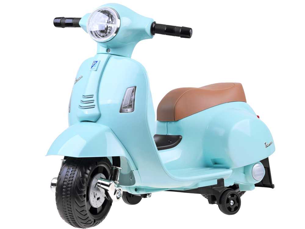 Vaikiškas elektrinis motociklas - Vespa, raudonas