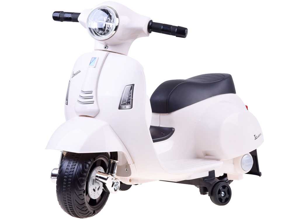 Vaikiškas elektrinis motociklas - Vespa, raudonas