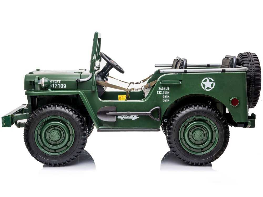 J E E P Willys pilot 3 vietų karinis elektrinis visureigis