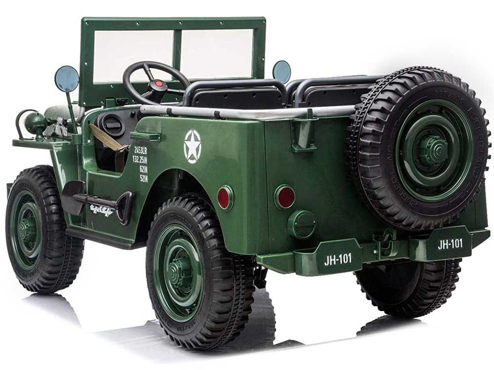 J E E P Willys pilot 3 vietų karinis elektrinis visureigis