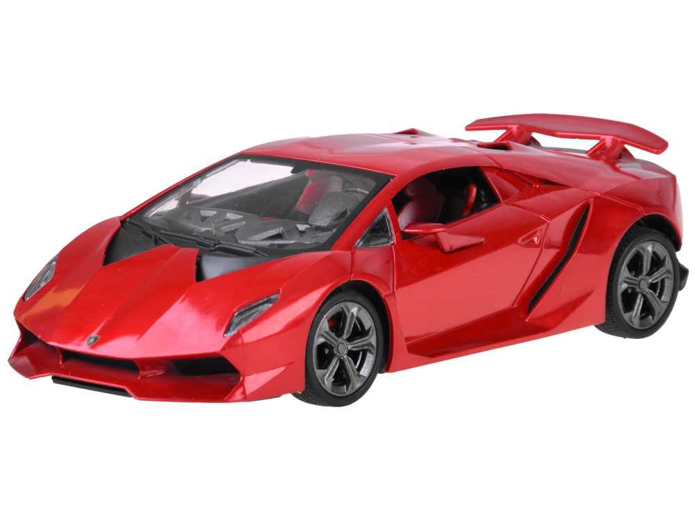 Nuotoliniu būdu valdomas automobilis - Lamborghini, raudonas