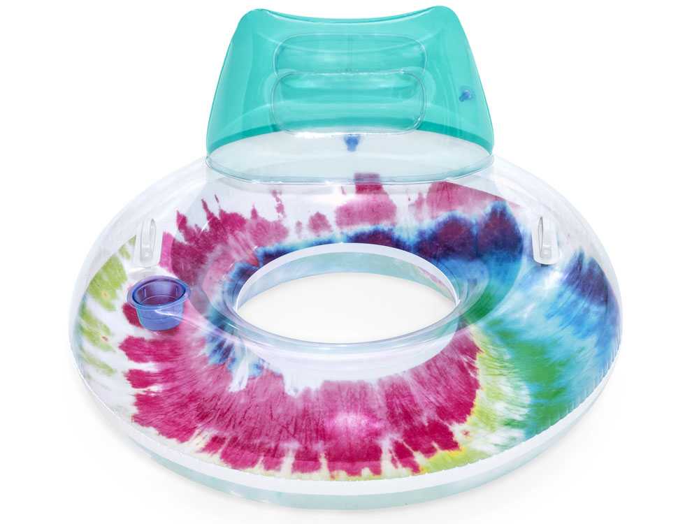 Pripučiamas plaukimo ratas Bestway Tie Dye, 118cm