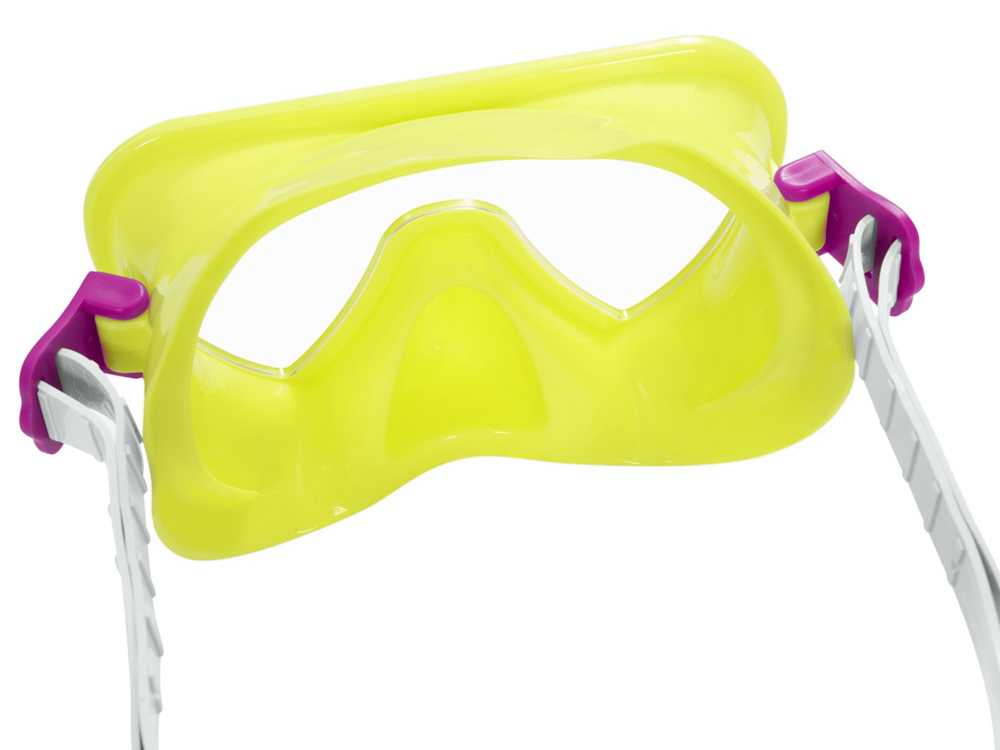 Nardymo rinkinys Bestway Crusader Essential Snorkel, geltonas