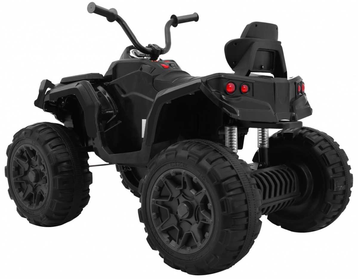 Keturratis Quad ATV, juodas