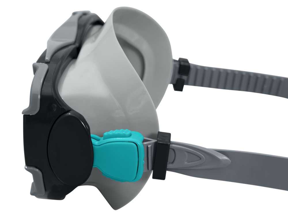 Nardymo kaukė su vamzdeliu Bestway Dominator Snorkel, juoda