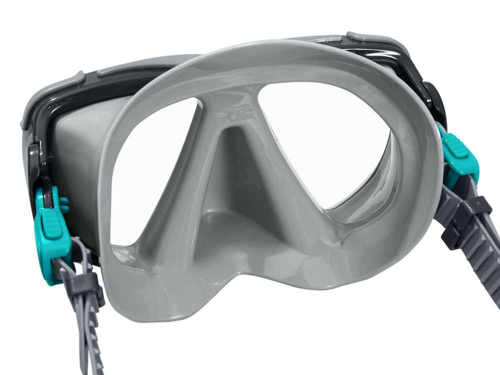 Nardymo kaukė su vamzdeliu Bestway Dominator Snorkel, juoda