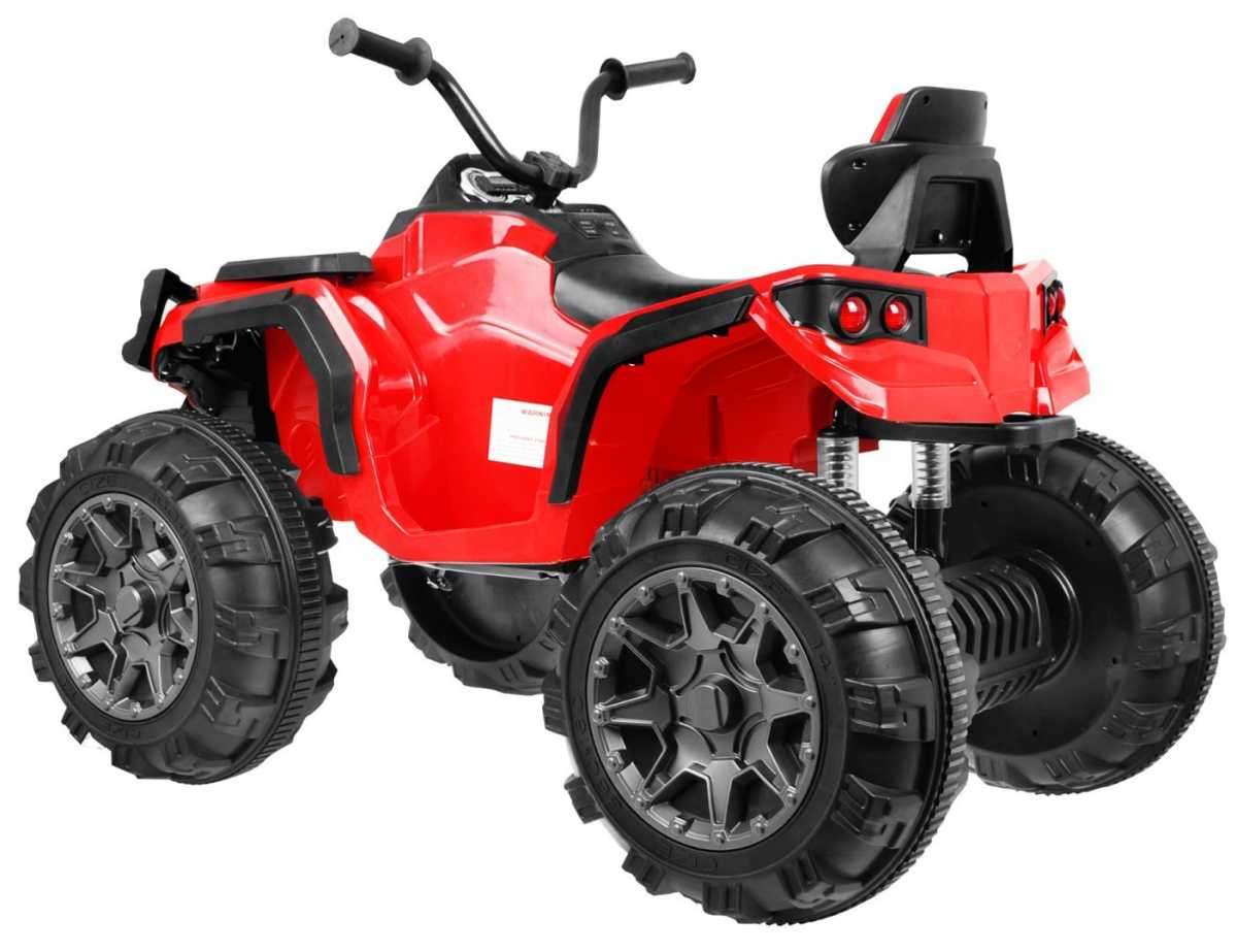 Keturratis Quad ATV 2, raudonas