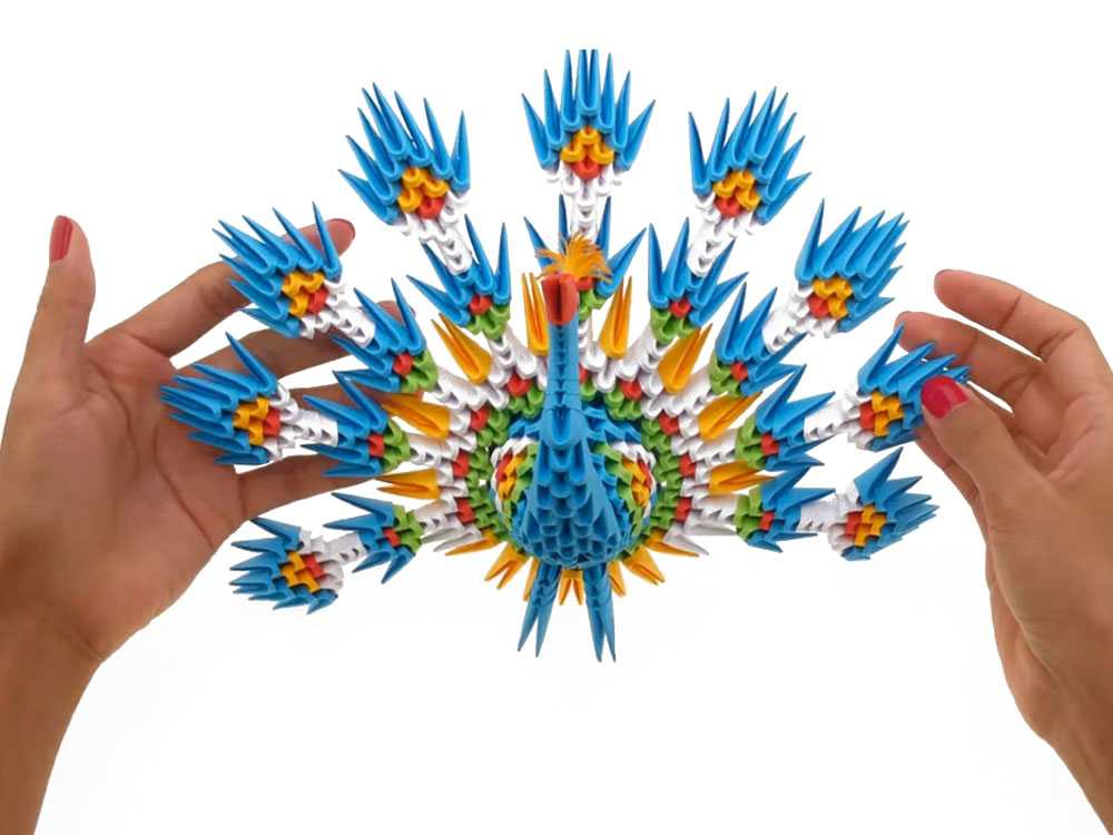 3D origami kūrybinis rinkinys, povas