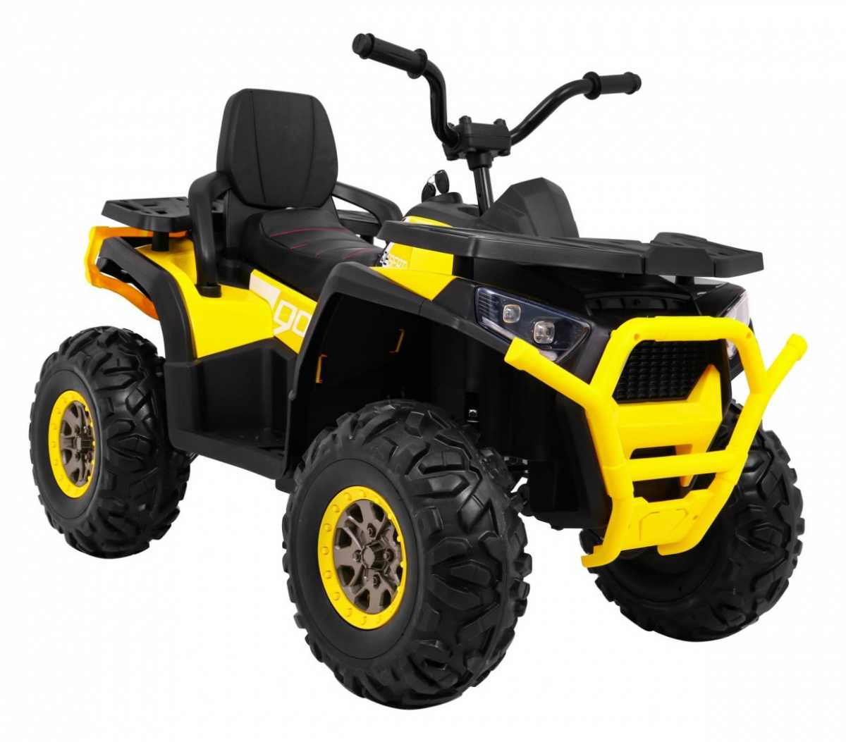 Vaikiškas keturratis  Quad ATV, geltonas