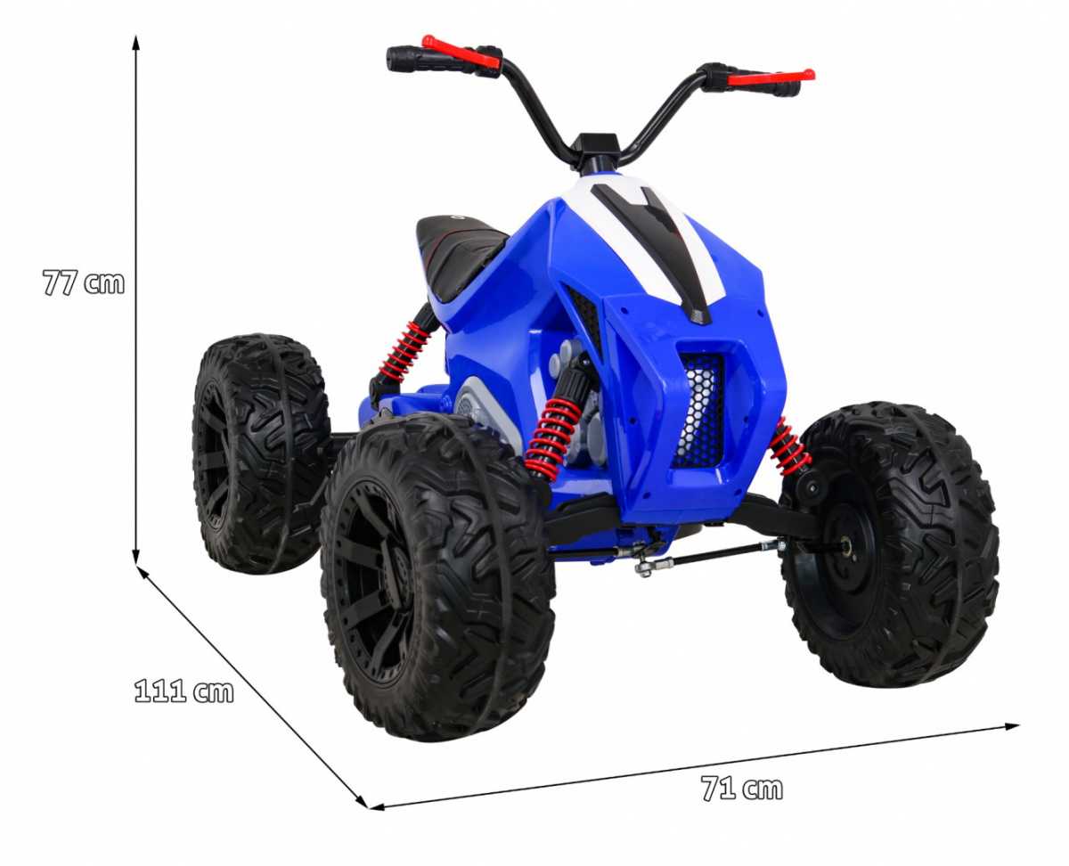 Keturratis Quad Lucky Seven, mėlynas