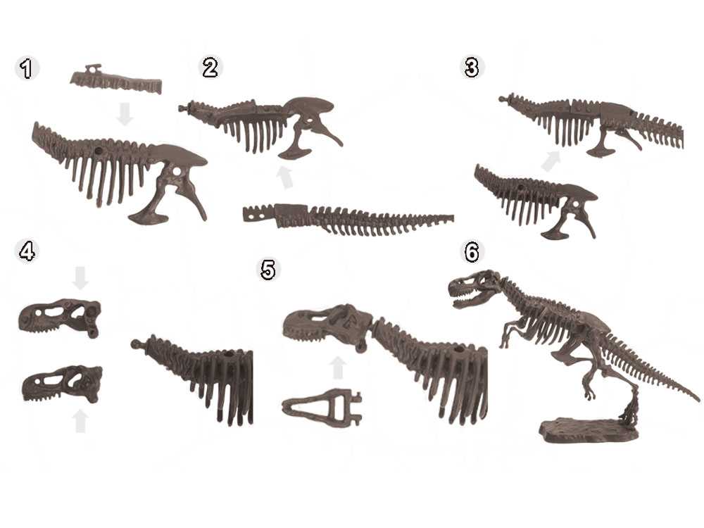 Edukacinis ugnikalnio ir dinozaurų kasinėjimo rinkinys