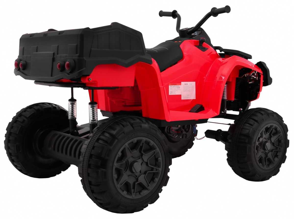 Vaikiškas keturratis Quad XL ATV, raudonas