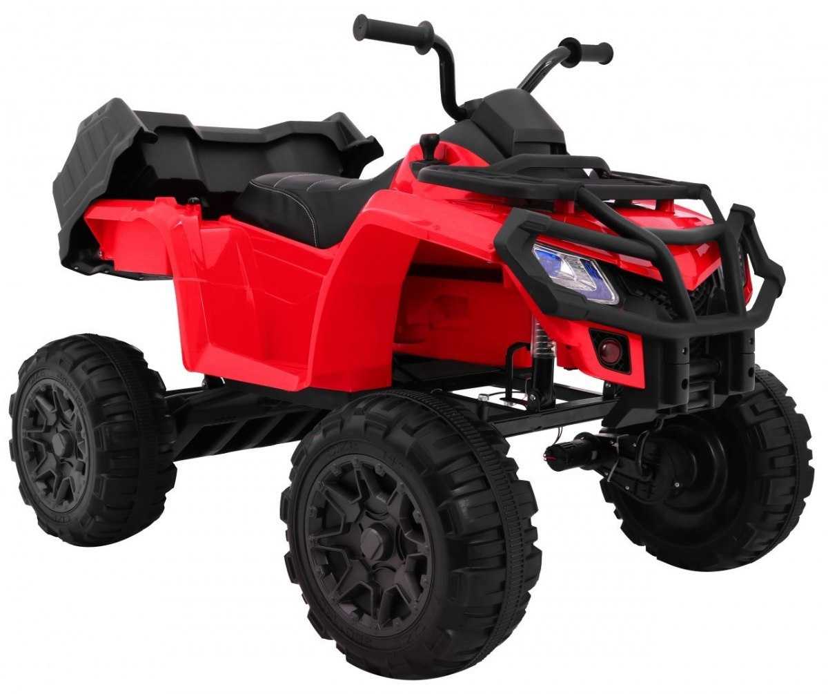 Keturratis Quad XL ATV su bagažine, raudonas